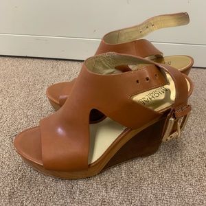 Michael Kors wedge sandal WORN only twice
